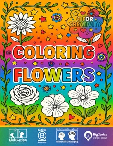 Copertina di Coloring Flowers