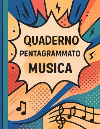 Copertina di Quaderno Pentagrammato di Musica